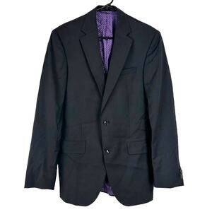 Ted Baker London NWOT Endurance Jarrow SPJ Black Blazer Men's Size 40L 100% Wool
